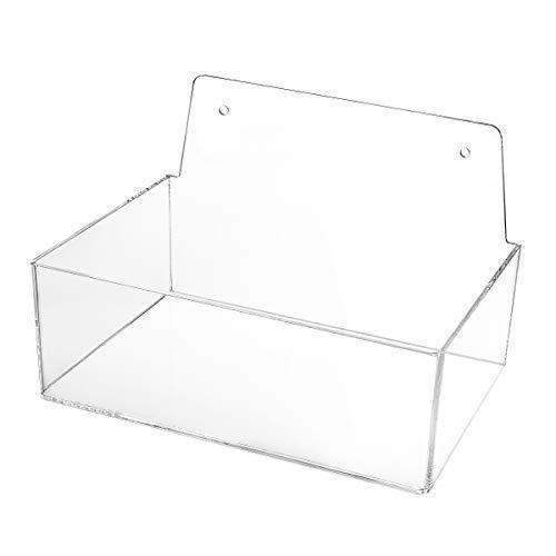 AdirOffice Hairnet & Shoe Cover Dispenser - Standing/Wall Mount Acrylic Container for Gloves, Hair Net & Covers - Laboratory, Kitchen & Restaurant Plastic Organizing Storage (3 x 9 x 6) Sale