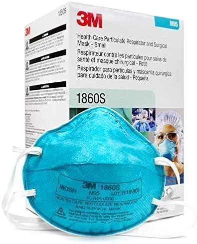 3M 1860s Masks Cup Shaped Face Masks Adult Dust Mask Box of 40 Pcs Cup Dust Masks Sale