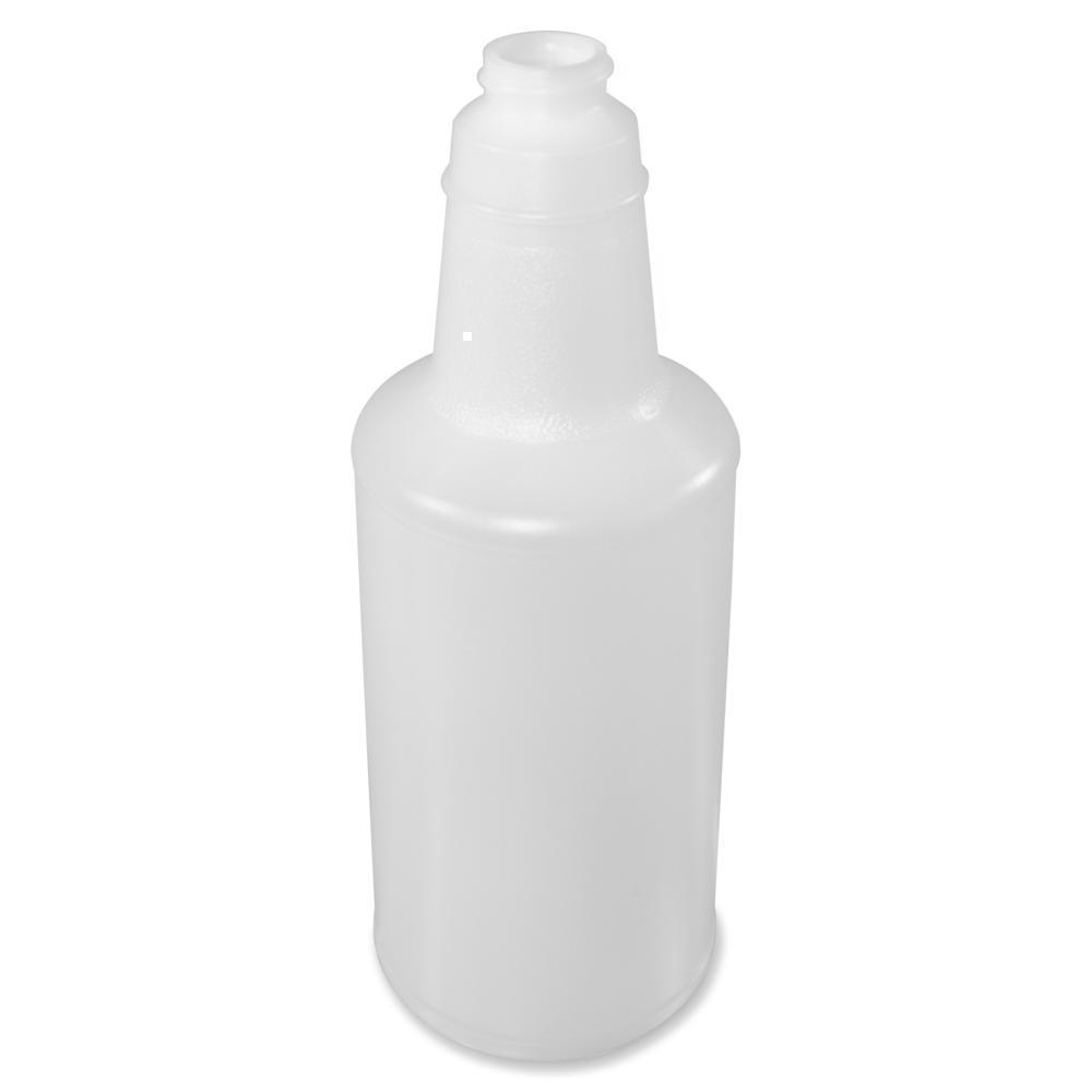 Genuine Joe 32 oz. Plastic Bottle with Graduations - Suitable For Cleaning - Lightweight, Durable - 12 / Carton Sale